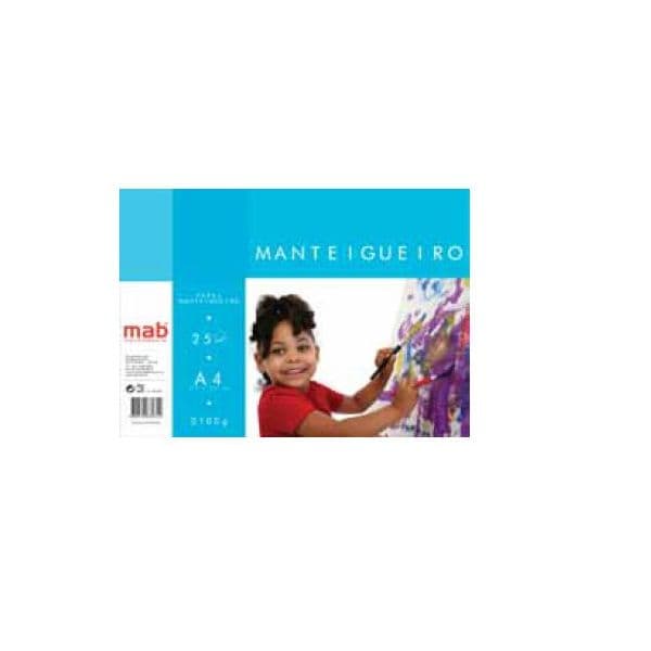 Mab Bloco Manteigueiro A3 100g 25Fls - MB7550A3