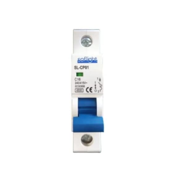 Disjuntor 1P + N 16A 4.5KA C| SOFLIGHT