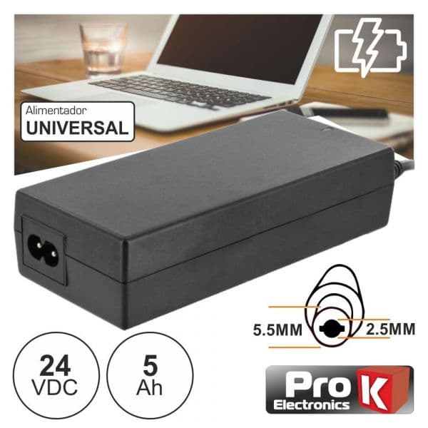 ProK Electronics Alimentador 240VAC - 24VDC 5A
