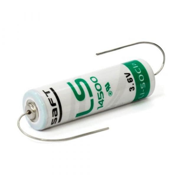 Pilha de Lítio Ls14500 3.6v 2.6a C/ Terminais Axiais LS14500T