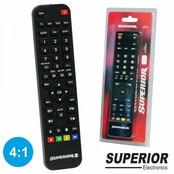 Superior Telecomando Universal Programável 4:1SUPERIOR
