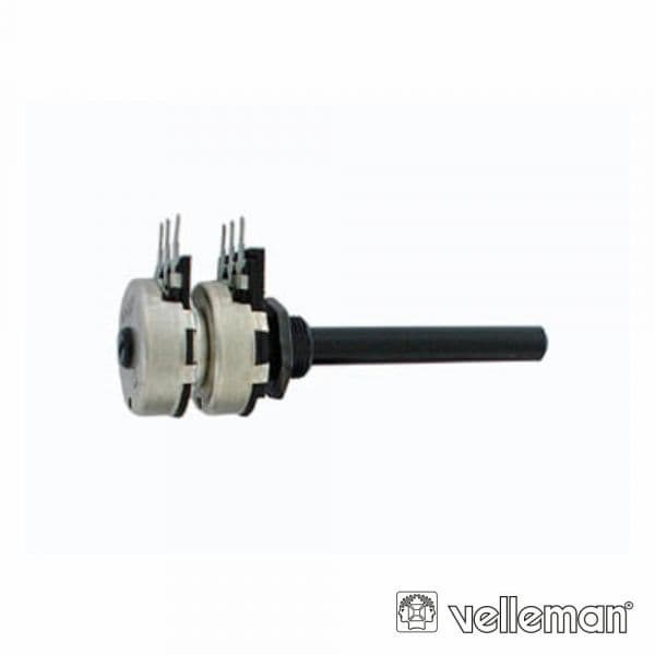 Potenciómetro Rotativo Duplo 22k 24mm Linear PTR22K0A24SD