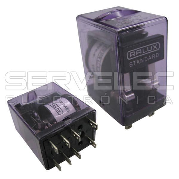 RALUX Relé Inversor Duplo Np 12vdc 7a RELE032