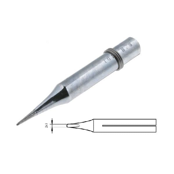 JBC Ponta para Ferro de Soldar Cinzel 2X1MM - T-10D