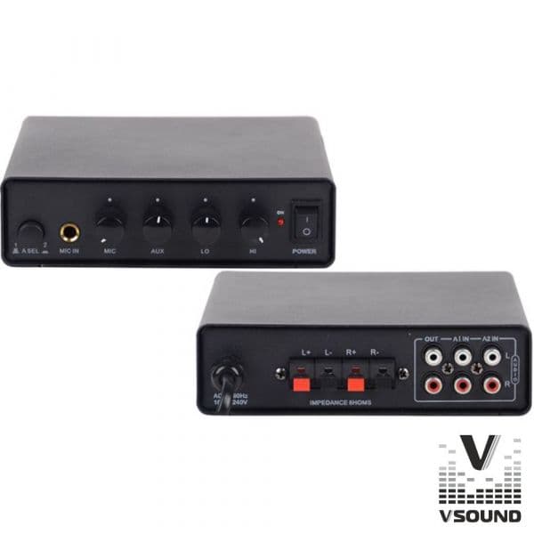 Vsound Amplificador Stereo 2x25w