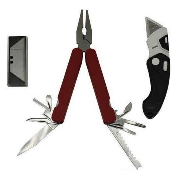 DIV Alicate Multifunções 12 em 1 + X-ato C/ 5 Lâminas TOOL921