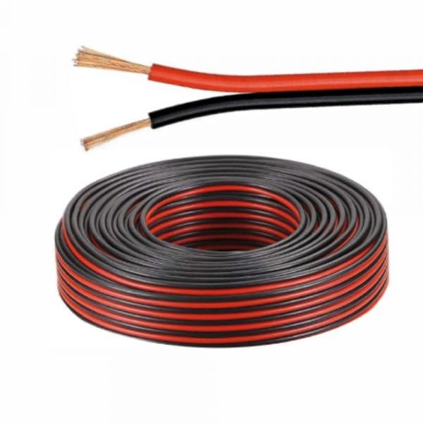 Div Cabo Coluna 2x0.75mm Preto/vermelho 100mt CC-02(K)