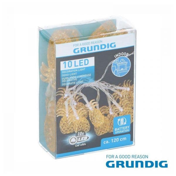 Grundig Luzes Decorativas Em Forma Ananás C/ 10 LED