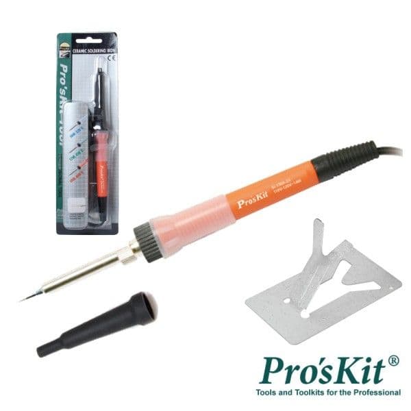 Pro's Kit Ferro de Soldar 14W=60W com Resistência em Cerâmica - SI-130B-25