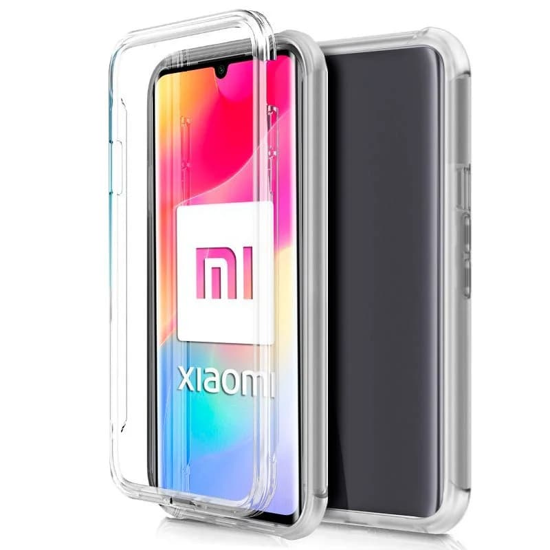 Capa Dupla Proteção 360° para Xiaomi Mi Note 10 Lite / Transparente 8434847036205