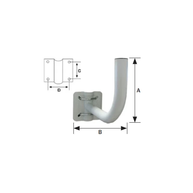 Suporte parede 32 l65 - teka
