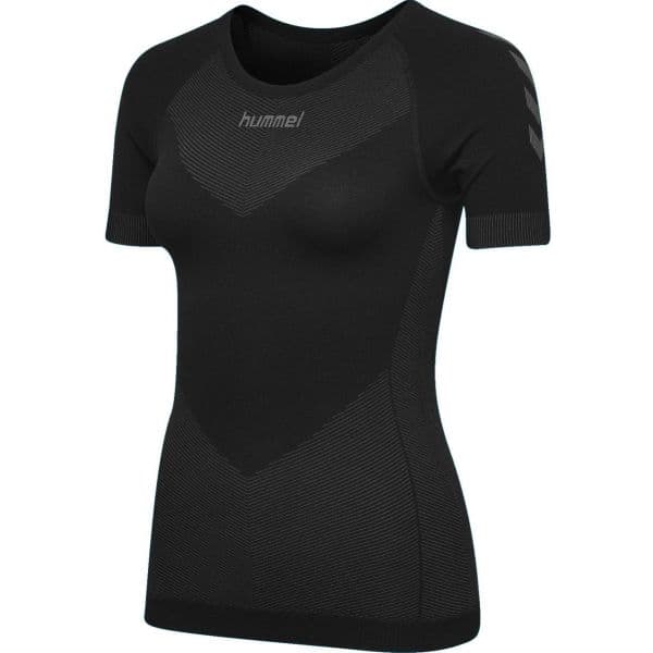 Hummel T-shirt de Compressão First Seamless Jersey S/s Woman 202644-2001 Xl/xxl Preto