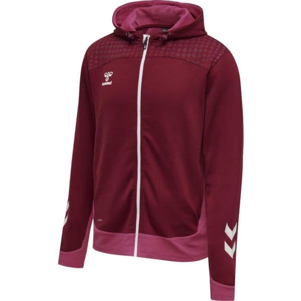 Hummel Sweatshirt com Capuz Lead Zip Poly Hoodie 207411-3584 XL Vermelho