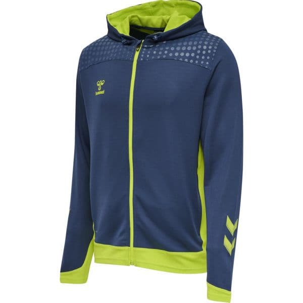 Hummel Sweatshirt com Capuz Lead Zip Poly Hoodie 207411-7642 S Azul