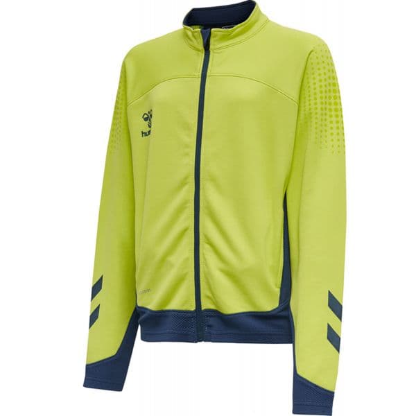 Hummel Sweatshirt Lead Poly Zip 207400-6242 XL (165-176 cm) Verde
