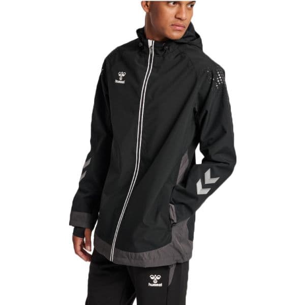 Hummel Casaco com Capuz Lead All Weather 207405-2001 S Preto