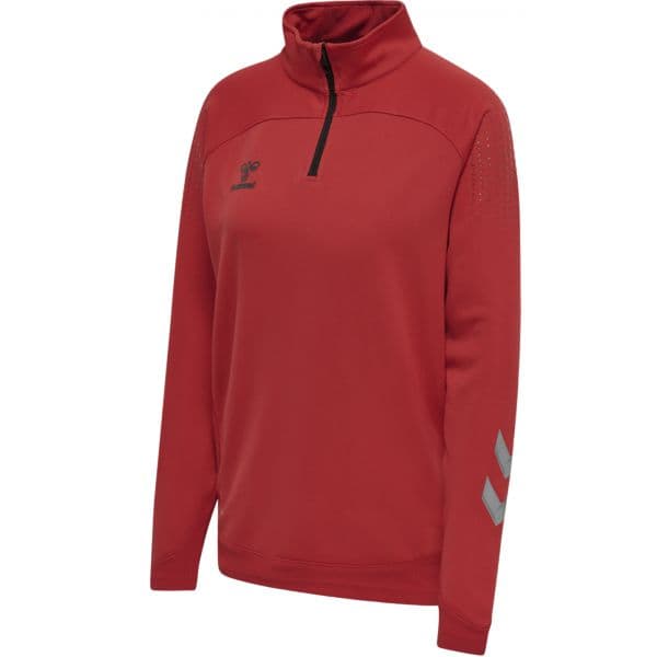 Hummel Sweatshirt Lead Woman Half Zip 207424-3062 XXL Vermelho