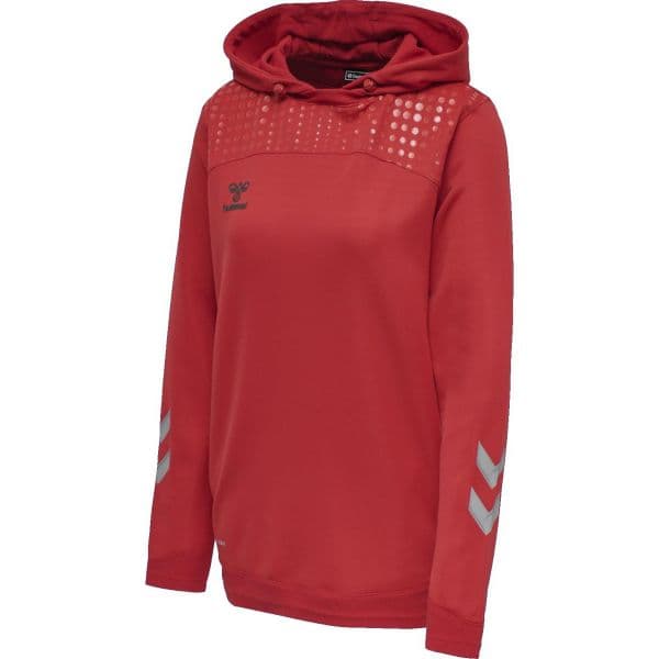 Hummel Sweatshirt com Capuz Lead Poly Hoodie 211857-3062 M Vermelho