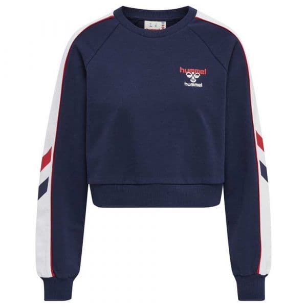 Hummel Durban Crop Sweatshirt Azul XS Mulher