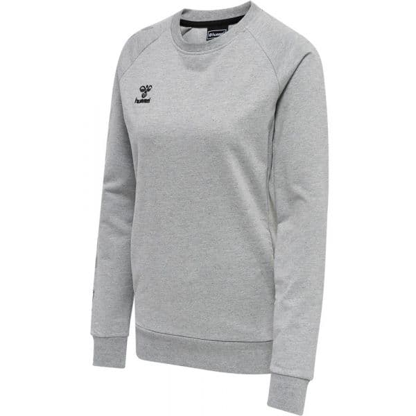 Hummel Hmlmove Grid Cot. Sweatshirt Woman 214789-2006 XS Cinzento