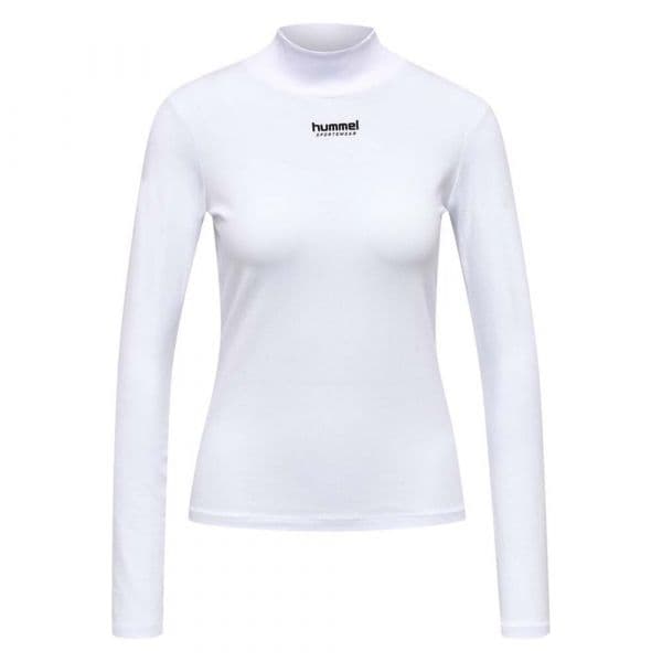 Hummel Jazzlyn Long Sleeve High Neck T-shirt Branco M Mulher