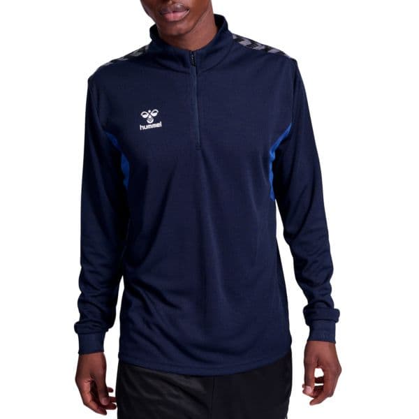 Hummel Sweatshirt Hmlauthentic Half Zip Sweat 219973-7026 L Azul