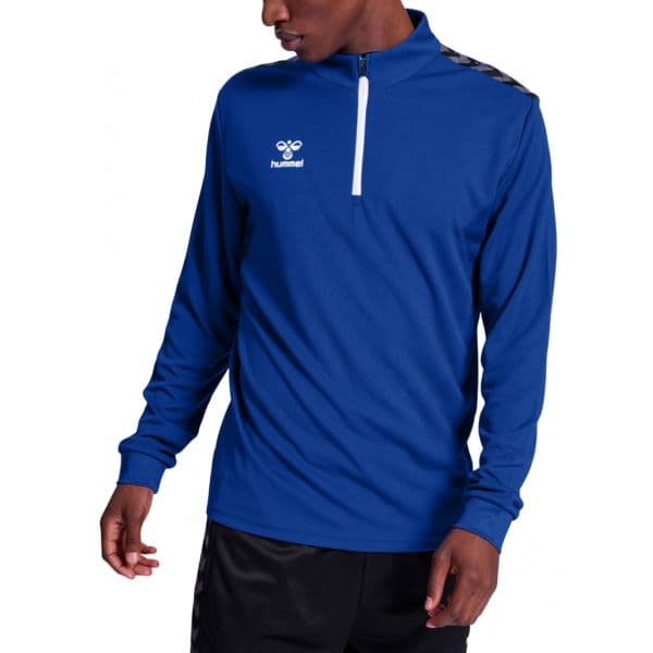Hummel Sweatshirt Hmlauthentic Half Zip Sweat 219973-7045 M Azul