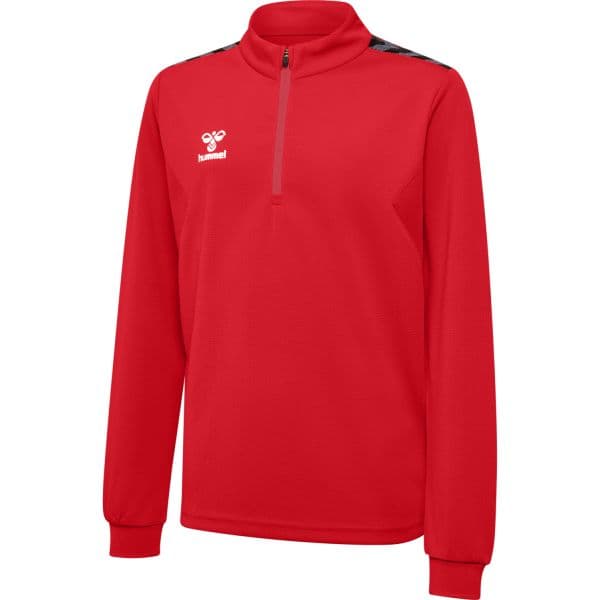 Hummel Sweatshirt Hmlauthentic Half Zip Sweat 219974-3062 128 Vermelho