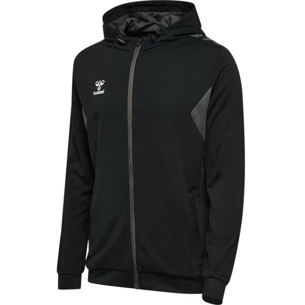 Hummel Sweatshirt com Capuz Hmlauthentic Pl Zip Hoodie 219979-2001 S Preto