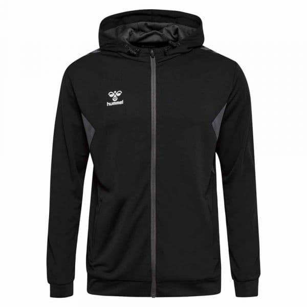 Hummel Sweatshirt com Capuz Hmlauthentic Pl Zip Hoodie 219979-2001 3XL Preto