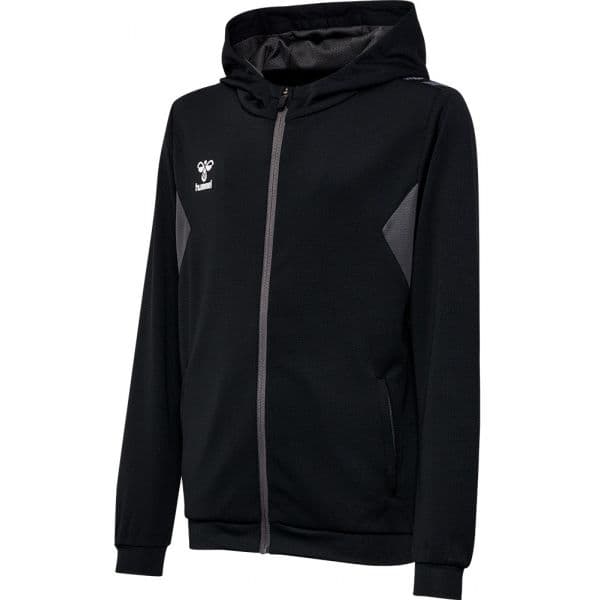 Hummel Sweatshirt com Capuz Hmlauthentic Pl Zip Hoodie 219980-2001 164 Preto