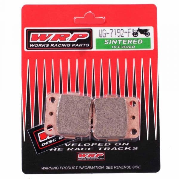Wrp F4 Off Road Pastilhas Travão