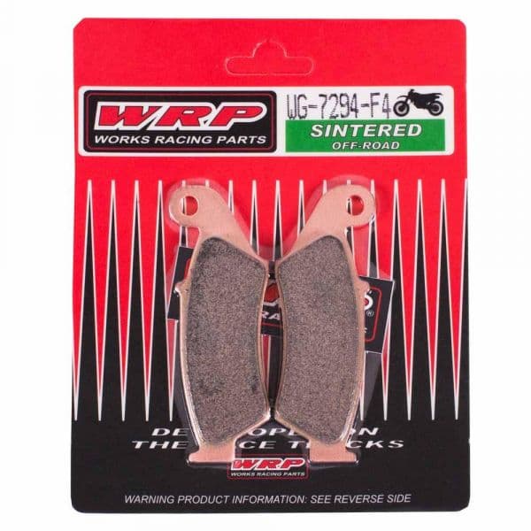 Wrp F4 Off Road Pastilhas Travão Frontal