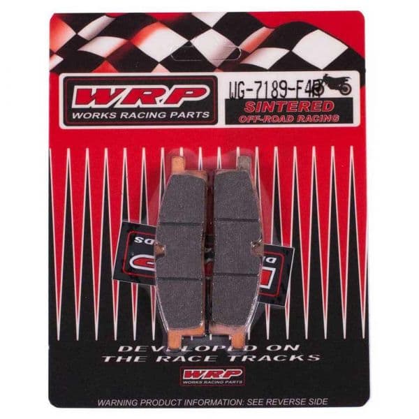 Wrp F4r Off Road Yamaha Pastilhas Travão Frontal