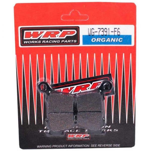 Wrp F6 Off Road Ktm Pastilhas Travão Traseiro