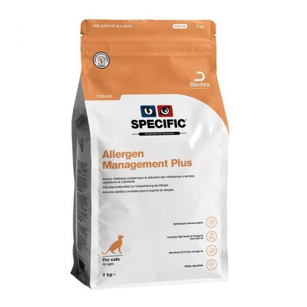 Specific Cat Vet Allergy Management Plus FOD-HY Cat 2Kg