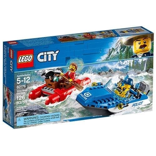 LEGO City 60176 - Fuga no Rio Selvagem 5+