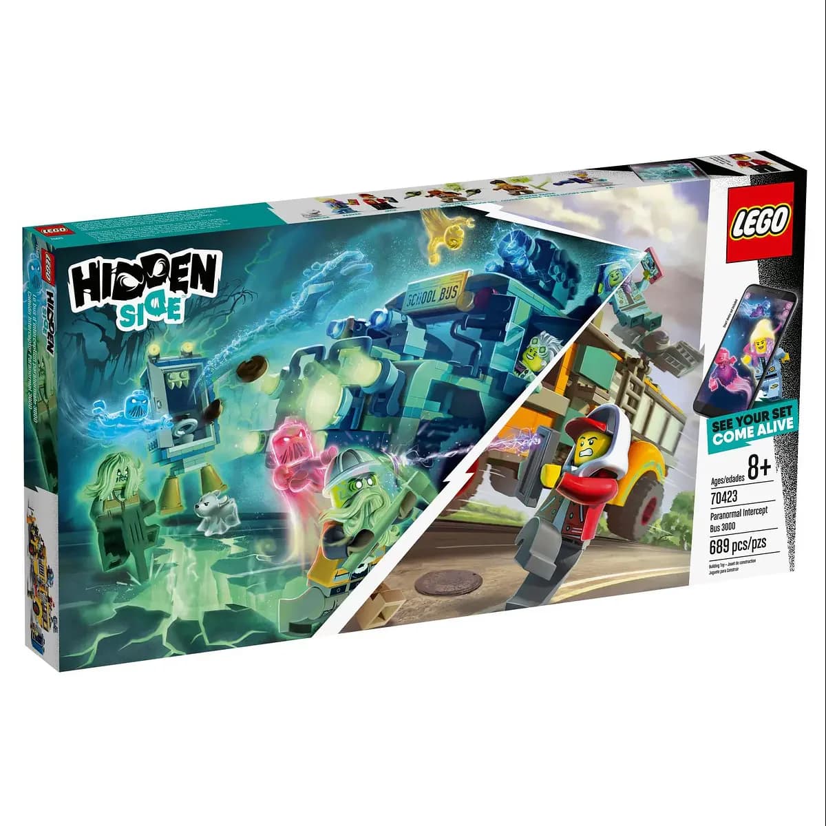 LEGO Hidden Side - Autocarro Intercetor Paranormal 3000 - 70423