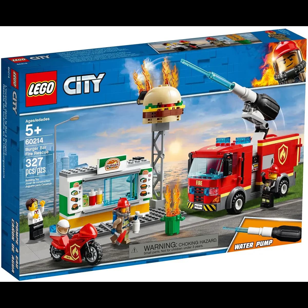 LEGO City Combate ao Fogo no Bar de Hambúrgueres - 60214