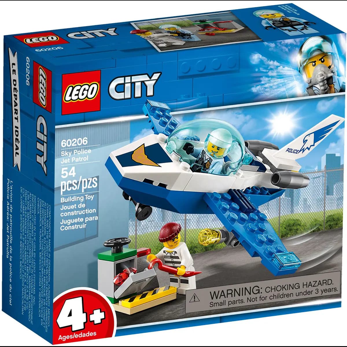 LEGO City Polícia Aérea Jato Patrulha - 60206