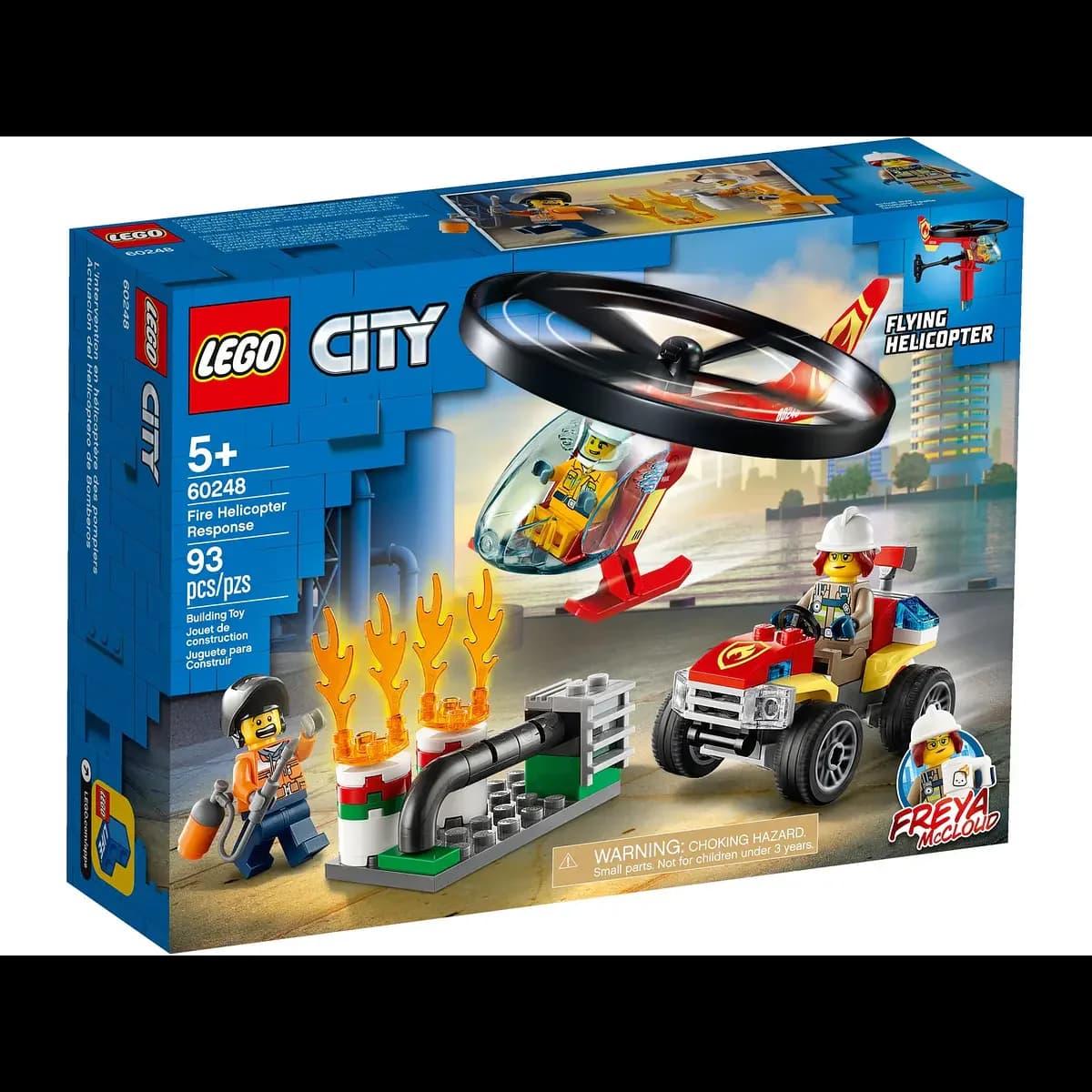 LEGO City Combate ao Fogo com Helicóptero - 60248