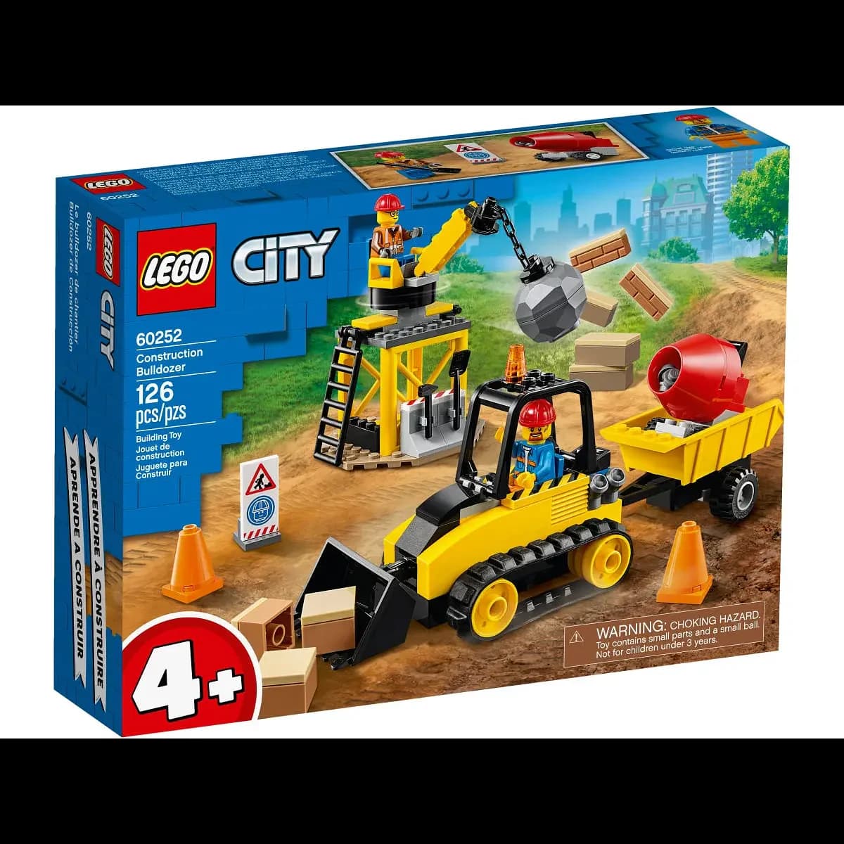 Lego City 60252 - Bulldozer da Construção Civil