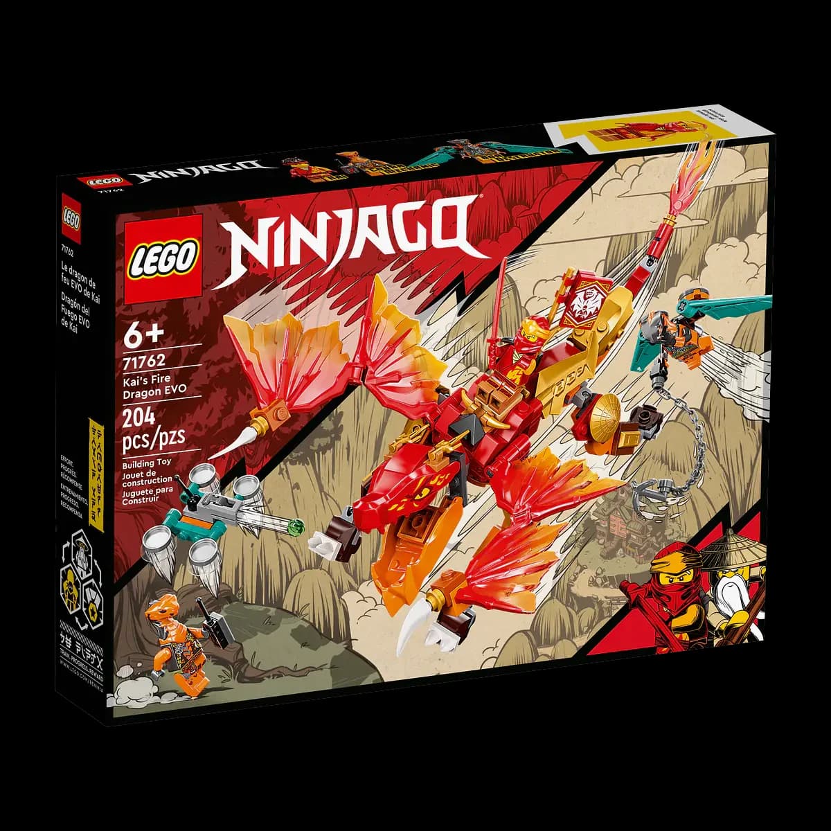 LEGO Ninjago 71762 Dragão do Fogo EVO do Kai