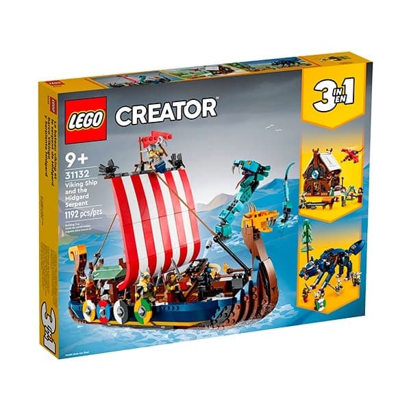 LEGO Creator O Barco Viking e a Serpente de Midgard - 31132
