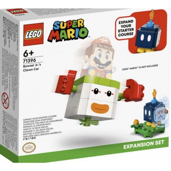 LEGO Super Mario Set de Expansão: Carro Palhaço do Bowser Jr. - 71396