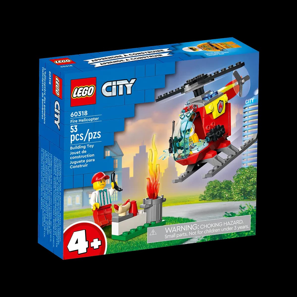 LEGO City Helicóptero de Combate Ao Fogo - 60318