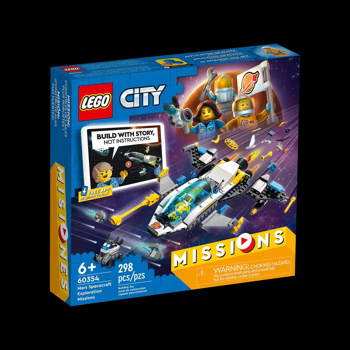 LEGO City Missions 60354 Missões de Exploração com Nave Espacial em Marte