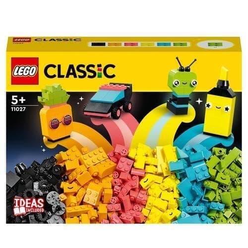 LEGO Classic 11027 - Diversão Criativa em Tons Néon 5+