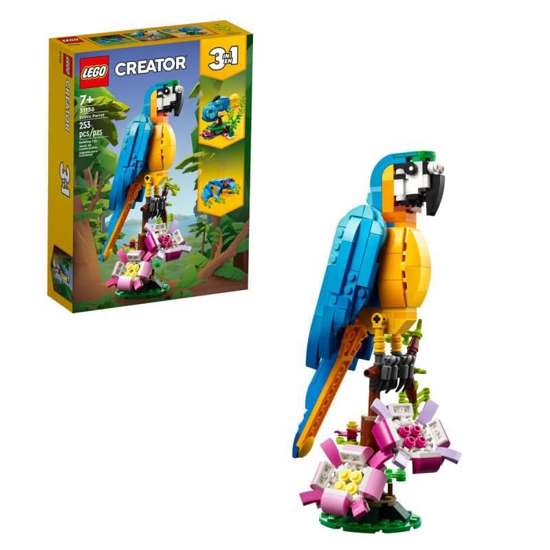 LEGO Creator 3 em 1 Papagaio Exótico - 31136