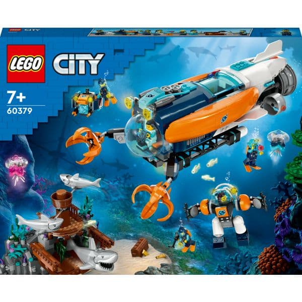 LEGO City Exploration Submarino Explorador do Fundo do Oceano - 60379